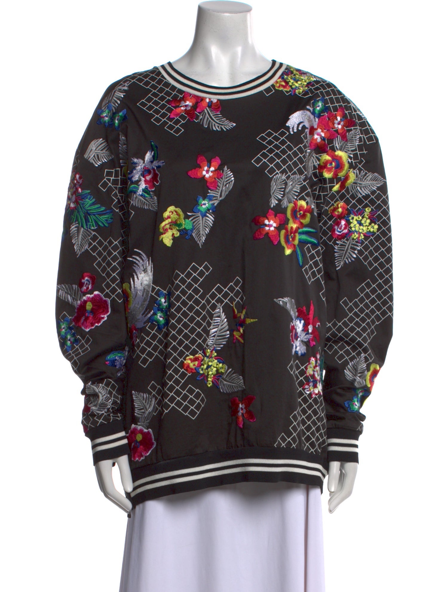 3.1 Phillip Lim Printed Crew Neck Sweatshirt