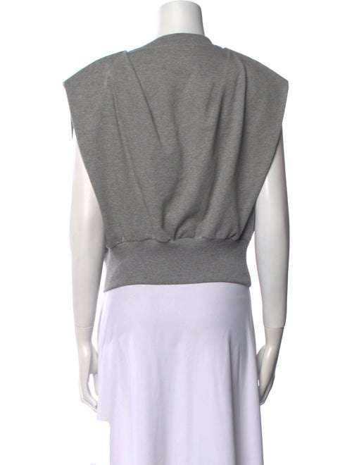 3.1 Phillip Lim V-Neck Short Sleeve Crop Top