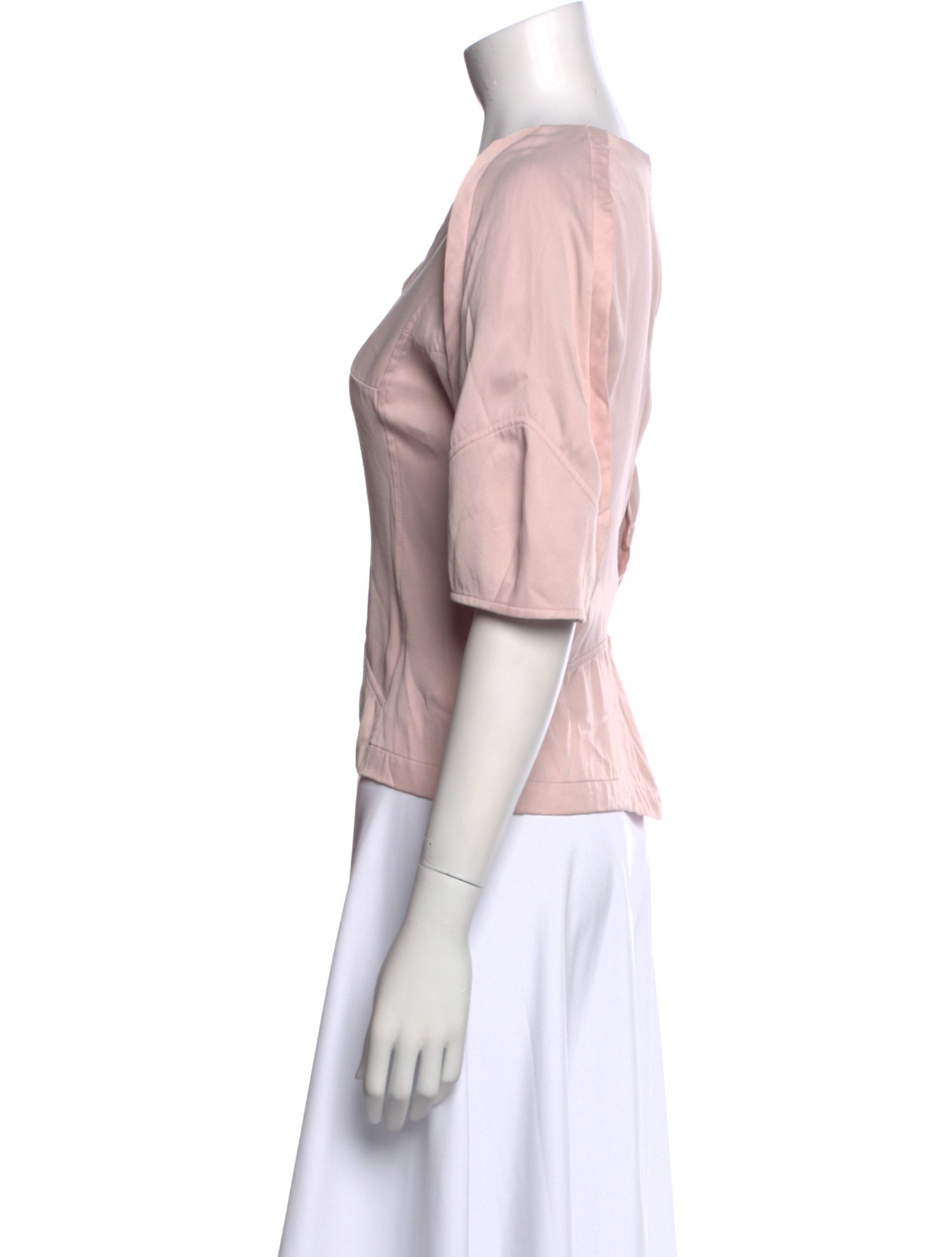 3.1 Phillip Lim V-Neck Three-Quarter Sleeve Top