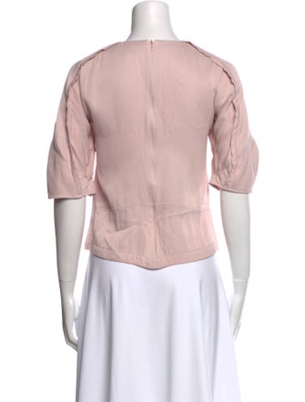 3.1 Phillip Lim V-Neck Three-Quarter Sleeve Top