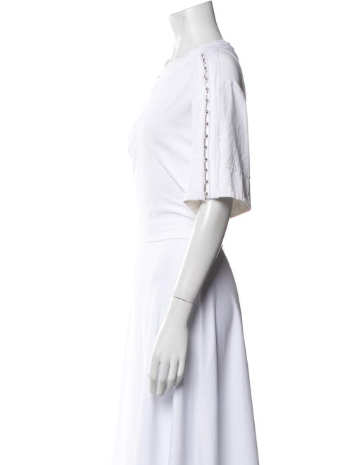 3.1 Phillip Lim Crew Neck Short Sleeve Crop Top