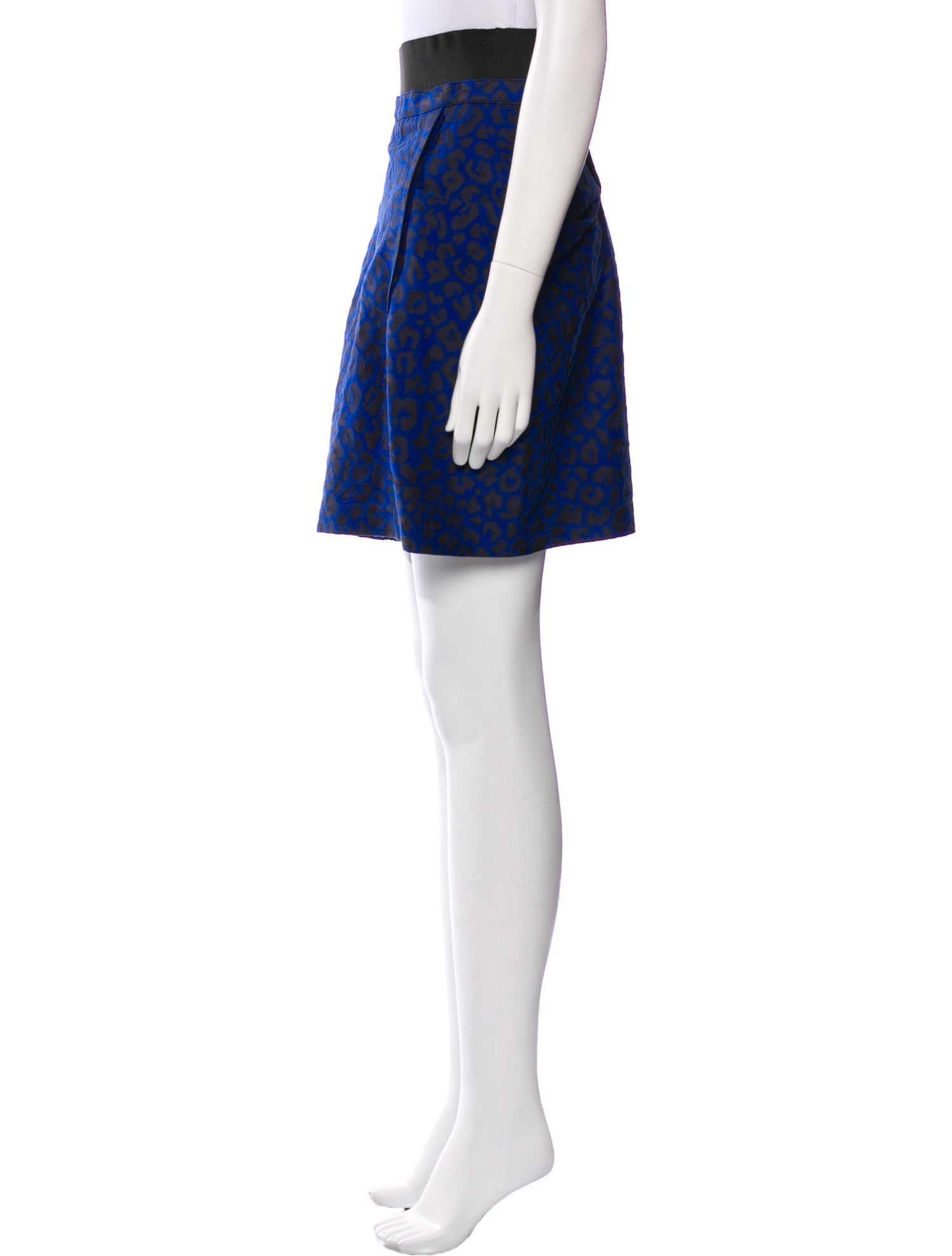 3.1 Phillip Lim Animal Print Mini Skirt