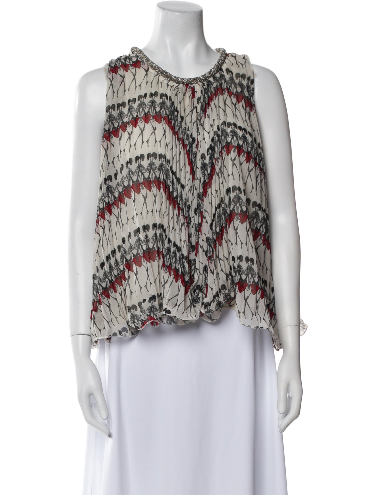 3.1 Phillip Lim Silk Printed Top
