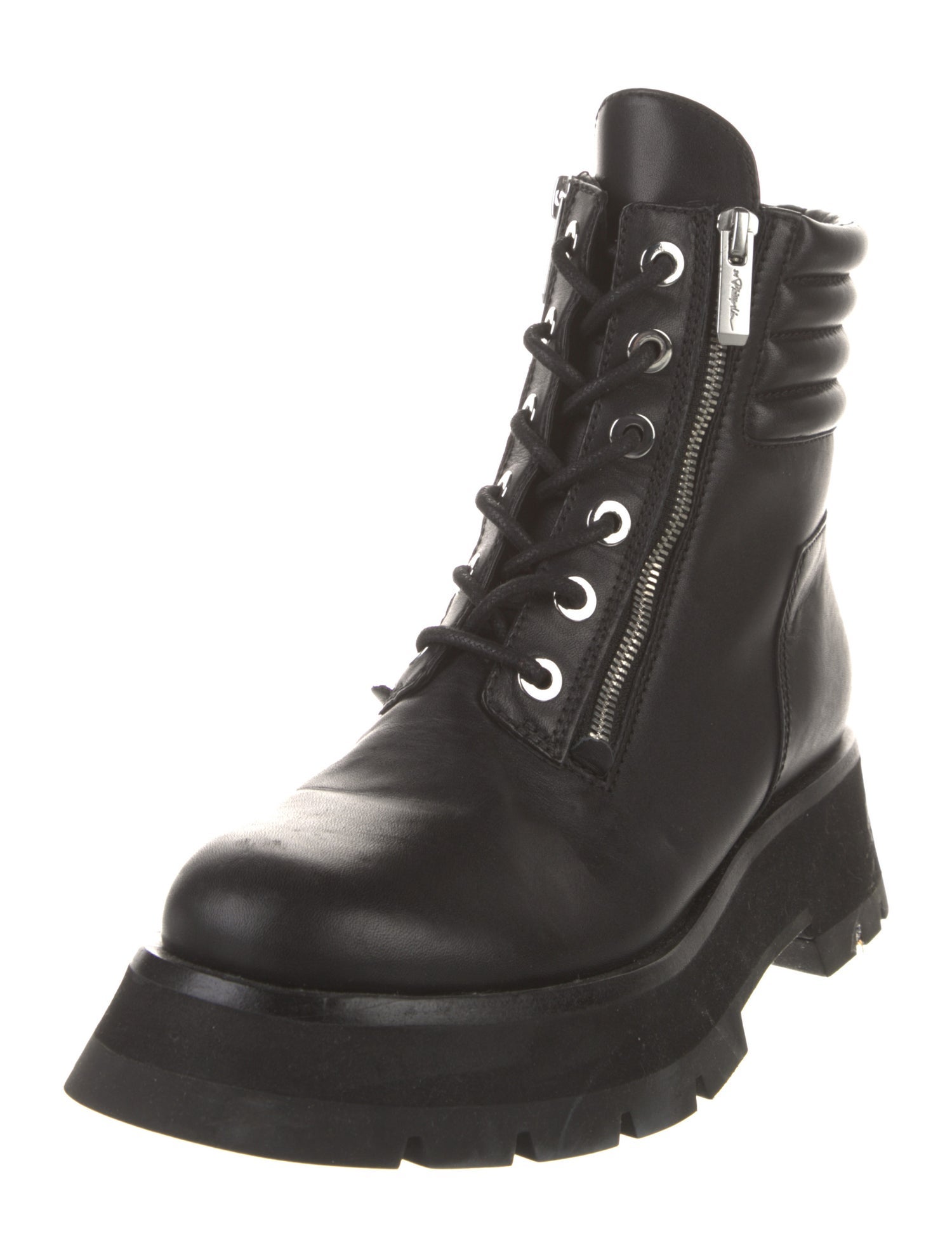 3.1 Phillip Lim Leather Combat Boots