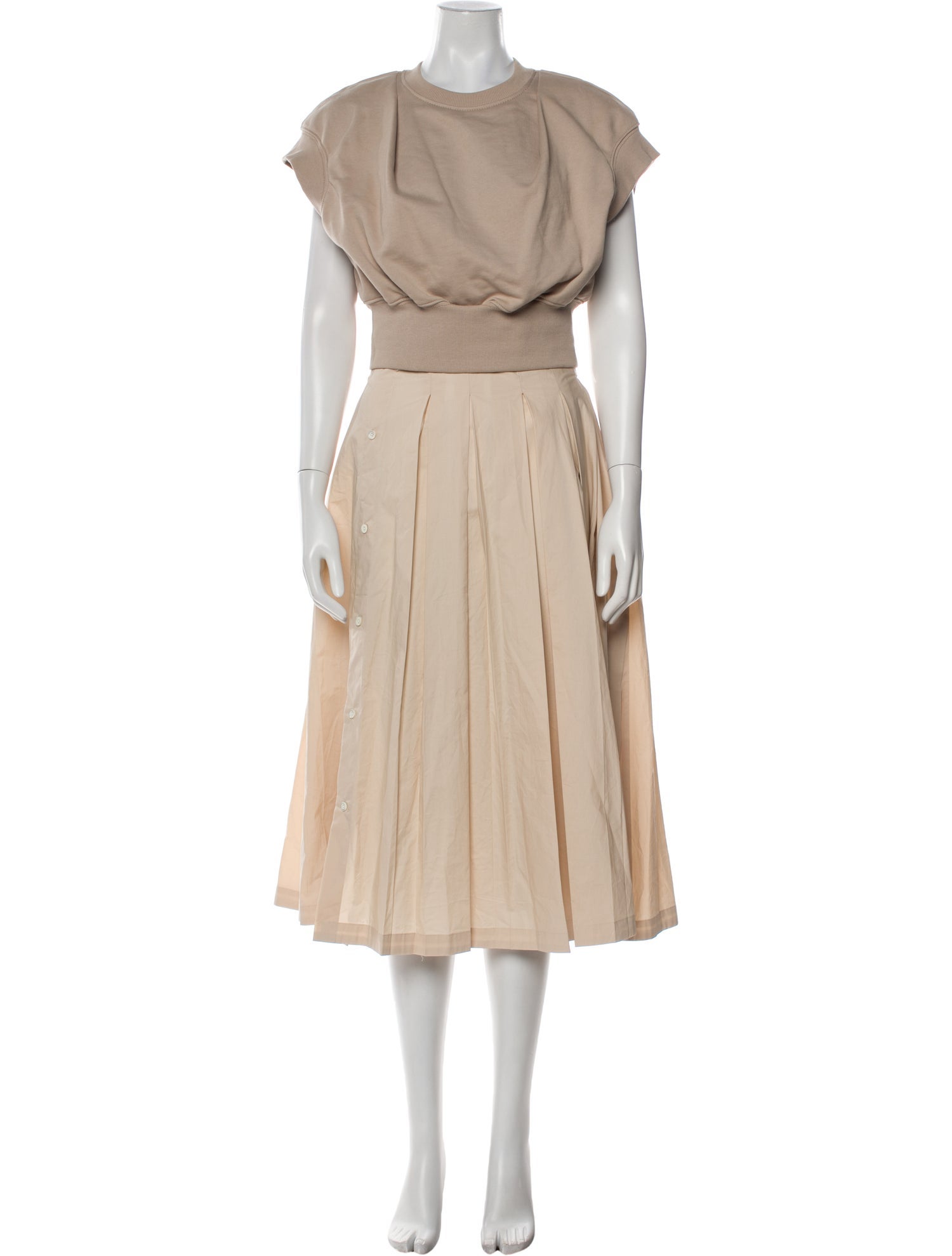 3.1 Phillip Lim Crew Neck Long Dress