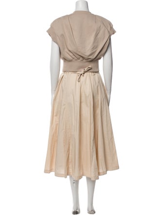 3.1 Phillip Lim Crew Neck Long Dress