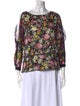3.1 Phillip Lim Silk Floral Print Blouse
