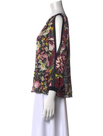 3.1 Phillip Lim Silk Floral Print Blouse