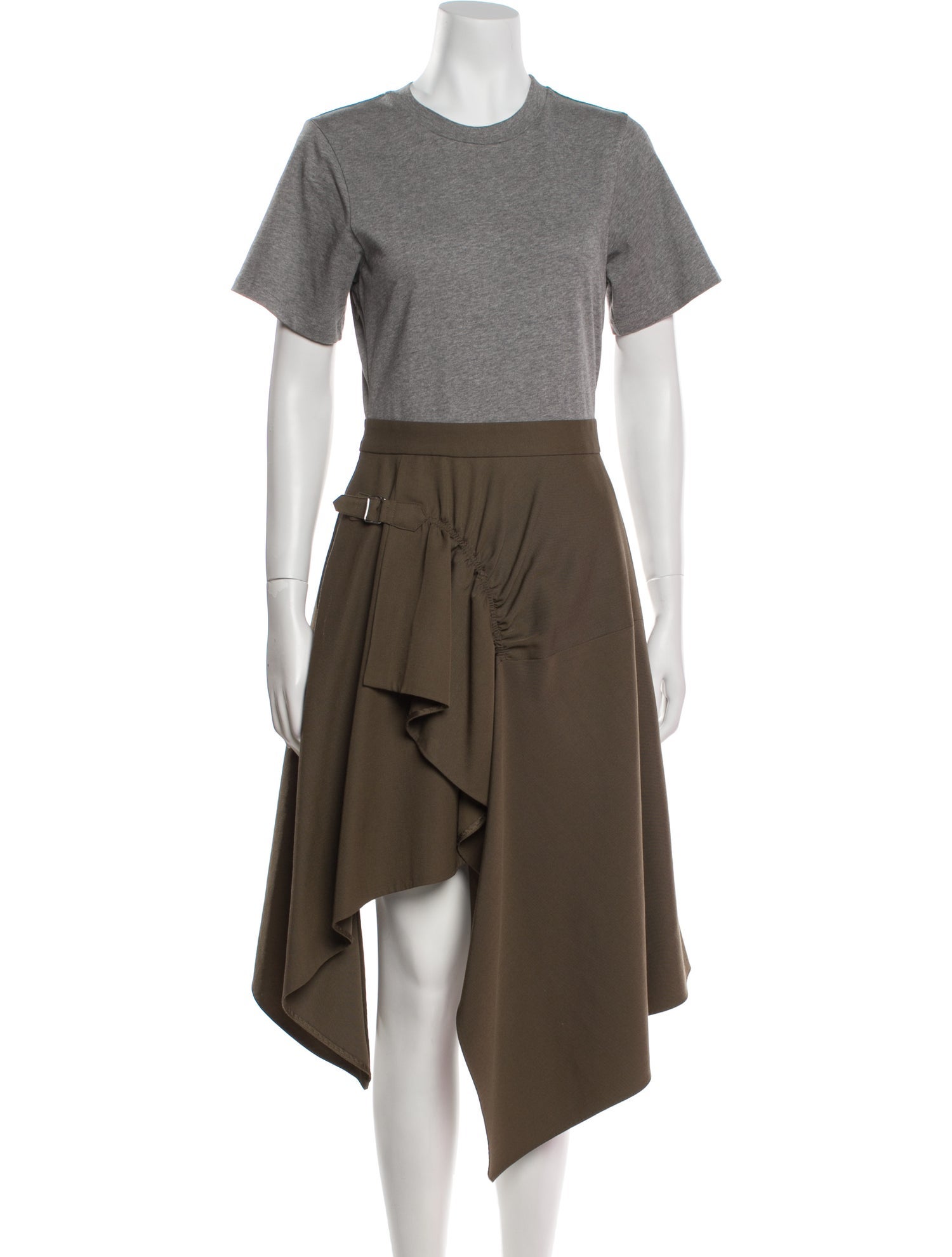 3.1 Phillip Lim Virgin Wool Midi Length Dress