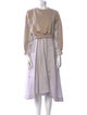 3.1 Phillip Lim Crew Neck Midi Length Dress