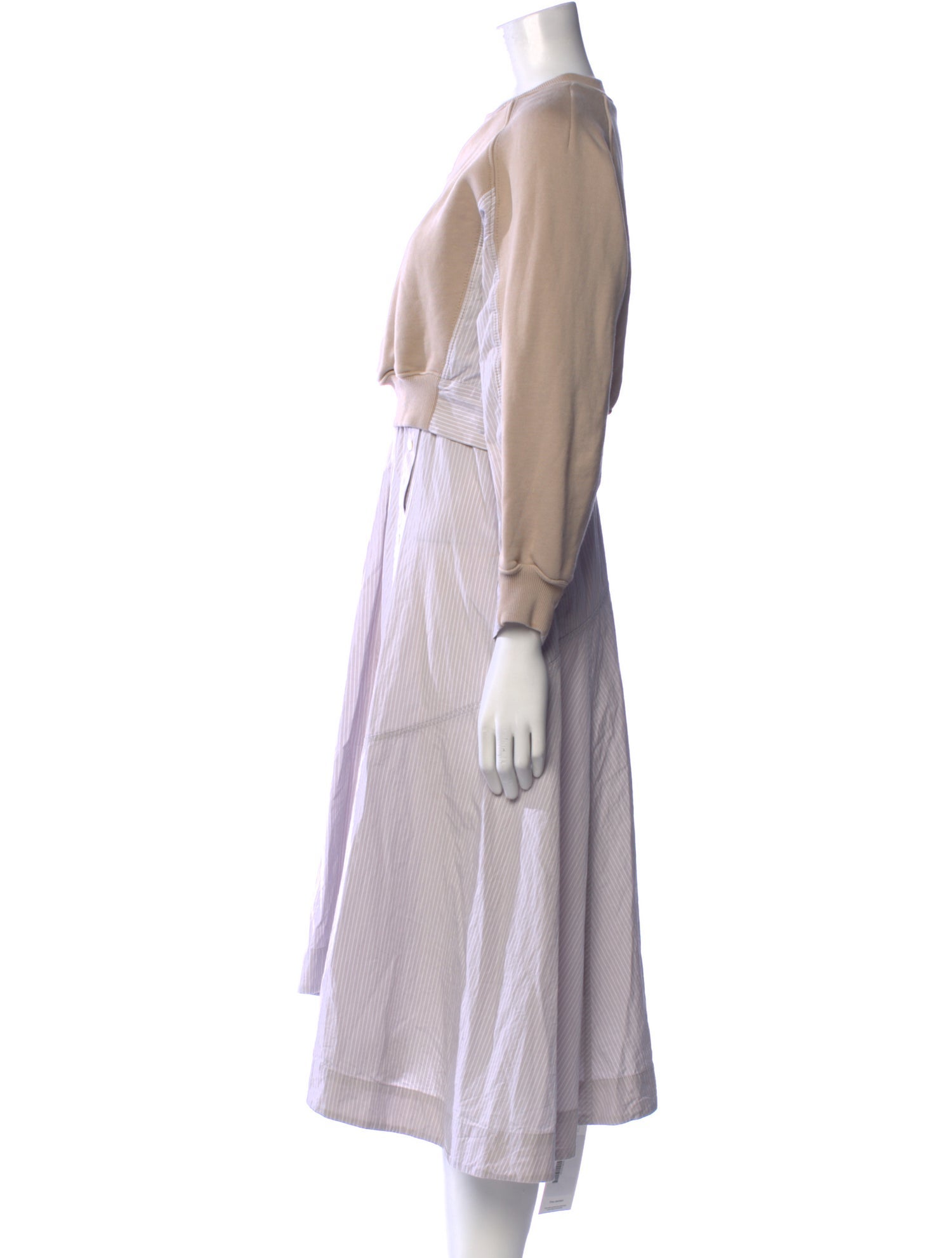 3.1 Phillip Lim Crew Neck Midi Length Dress