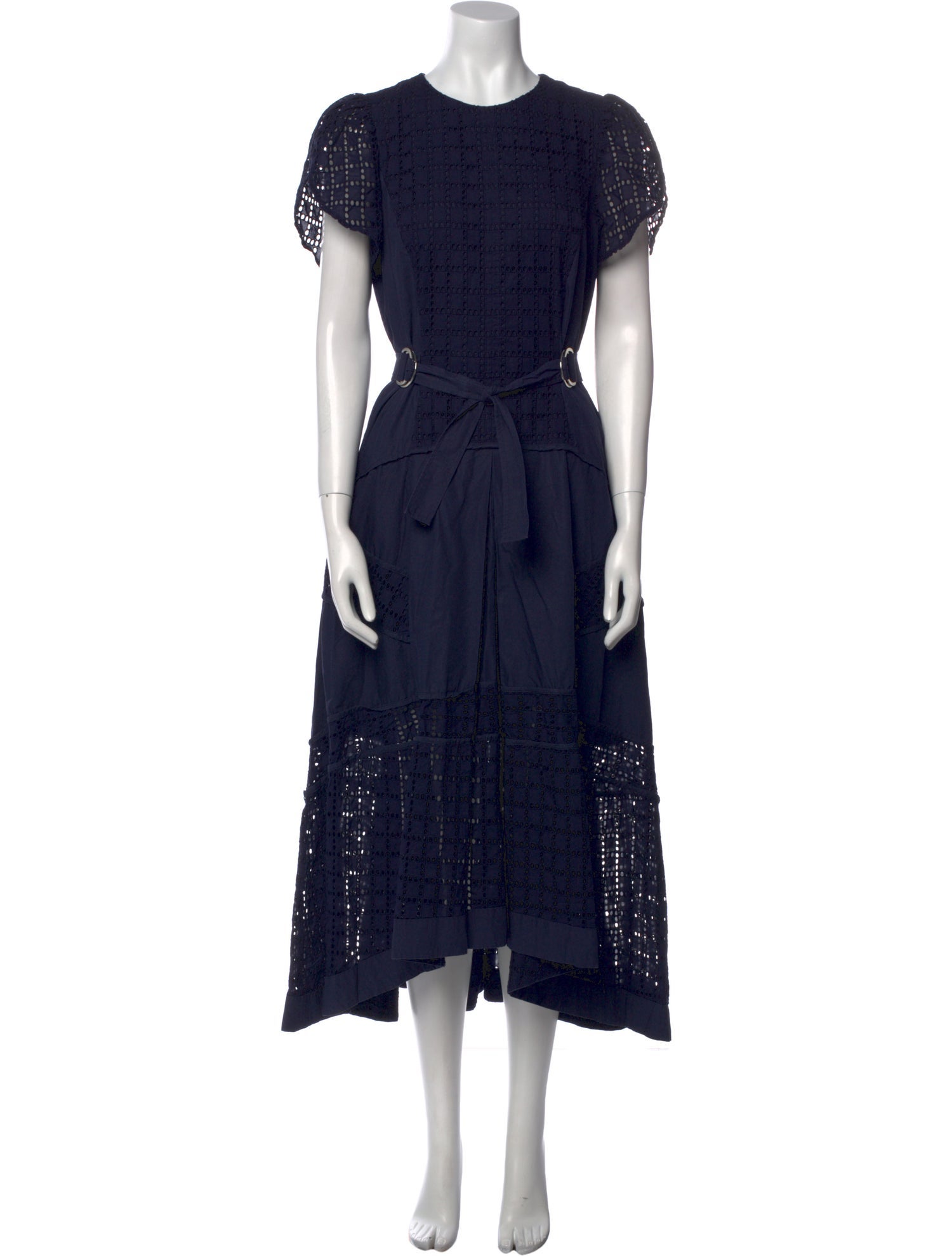 3.1 Phillip Lim Crew Neck Long Dress