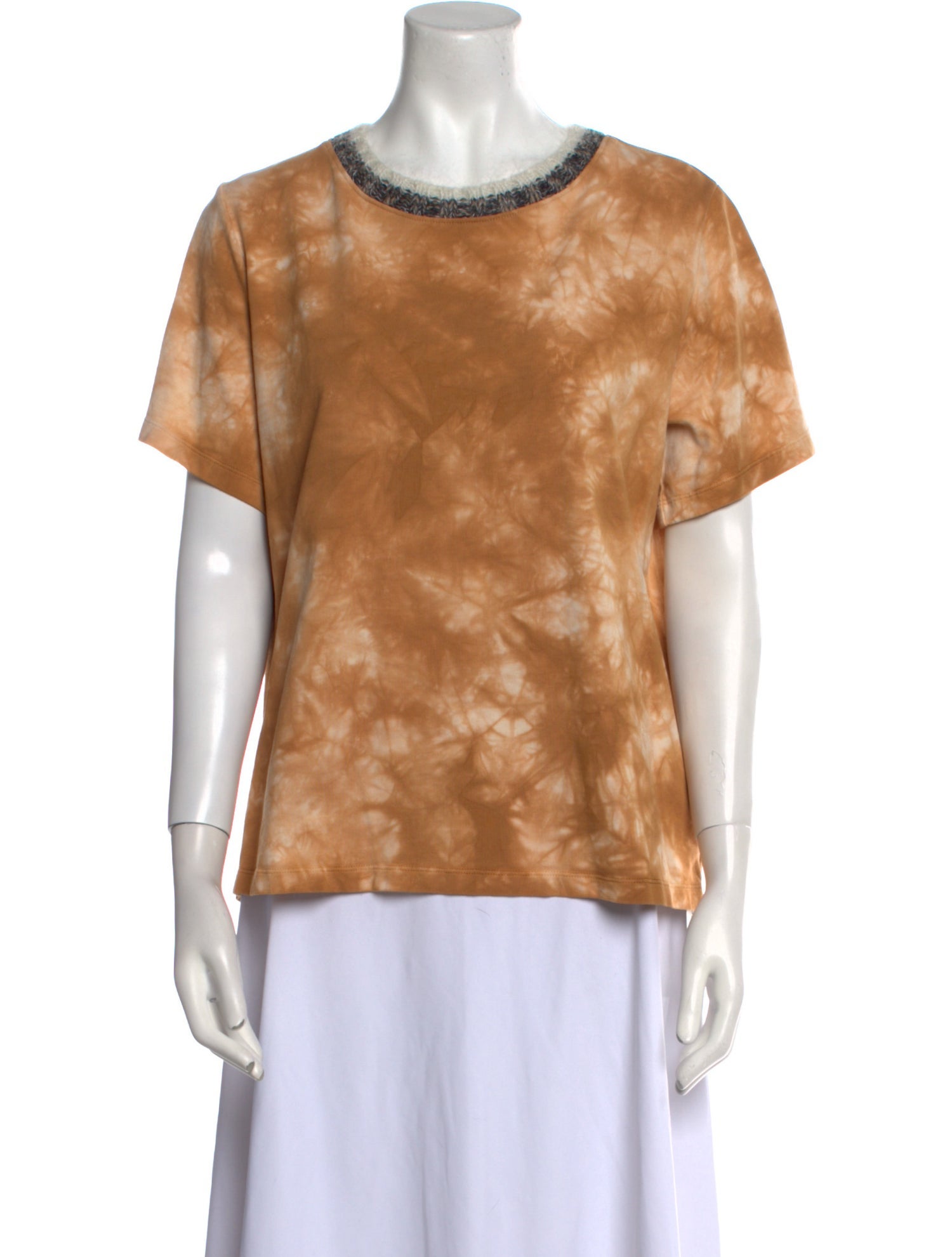 3.1 Phillip Lim Tie-Dye Print Scoop Neck T-Shirt