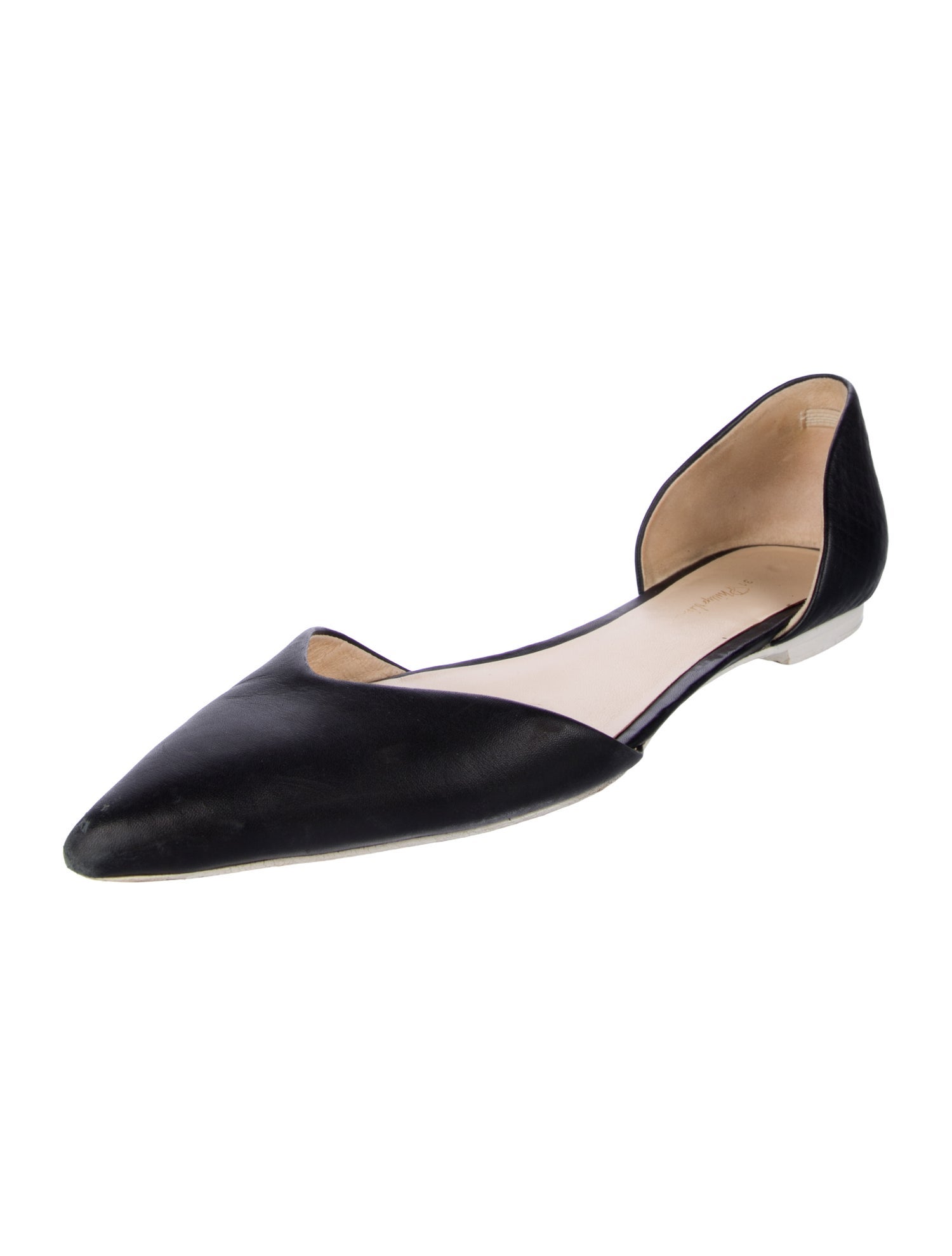 3.1 Phillip Lim Leather D'Orsay Flats