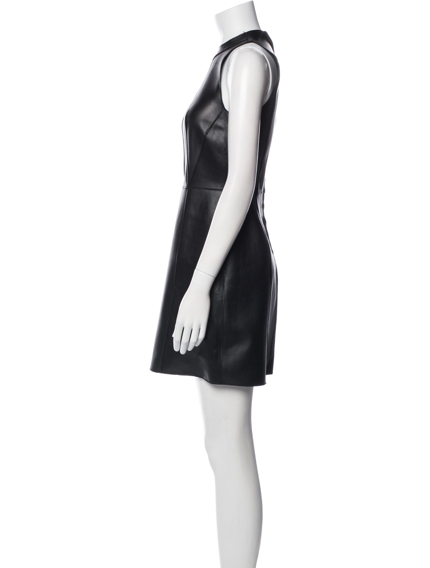 3.1 Phillip Lim Lamb Leather Mini Dress