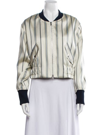 3.1 Phillip Lim Striped Bomber Jacket