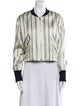 3.1 Phillip Lim Striped Bomber Jacket
