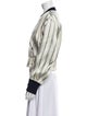 3.1 Phillip Lim Striped Bomber Jacket