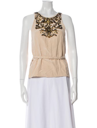 3.1 Phillip Lim Silk Scoop Neck Top