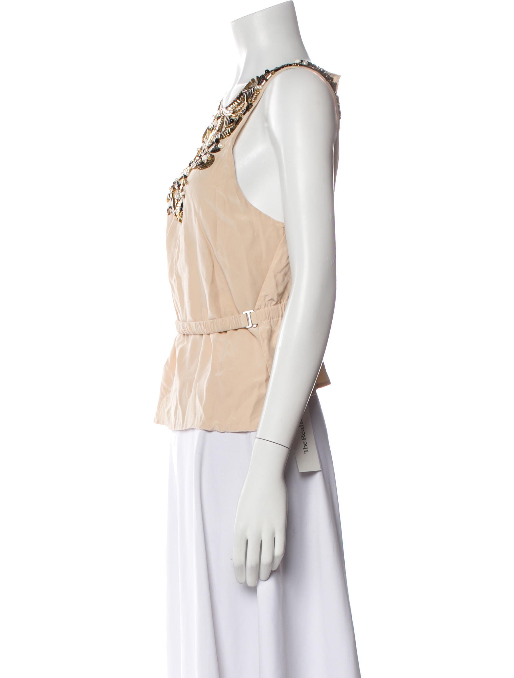 3.1 Phillip Lim Silk Scoop Neck Top