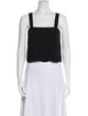 3.1 Phillip Lim Square Neckline Sleeveless Crop Top