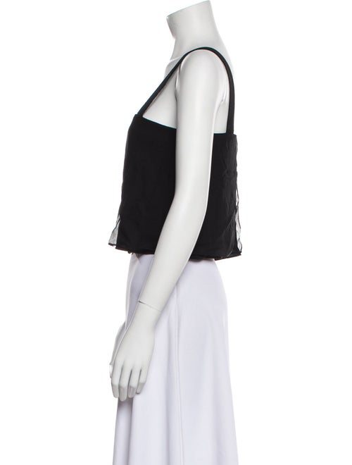 3.1 Phillip Lim Square Neckline Sleeveless Crop Top
