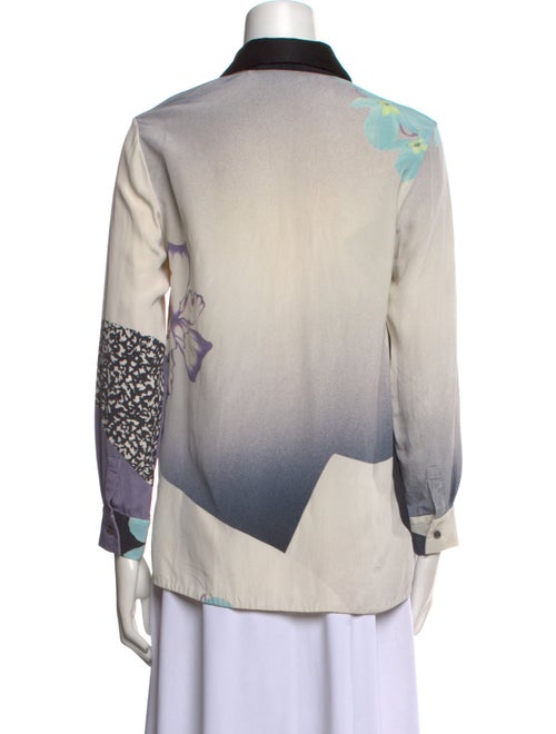 3.1 Phillip Lim Silk Printed Button-Up Top