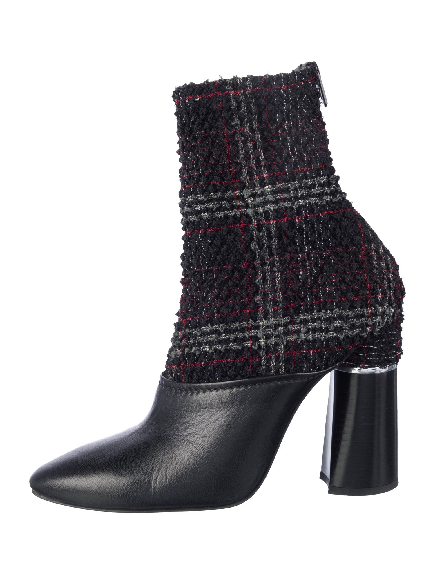 3.1 Phillip Lim Tweed Pattern Sock Boots