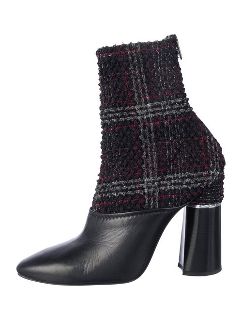 3.1 Phillip Lim Tweed Pattern Sock Boots