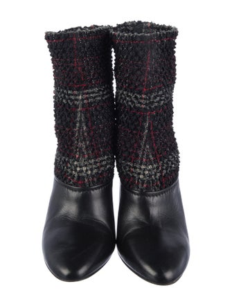3.1 Phillip Lim Tweed Pattern Sock Boots