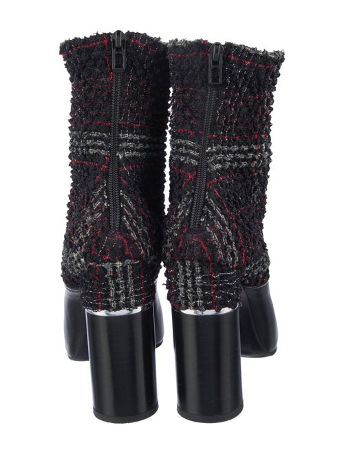3.1 Phillip Lim Tweed Pattern Sock Boots
