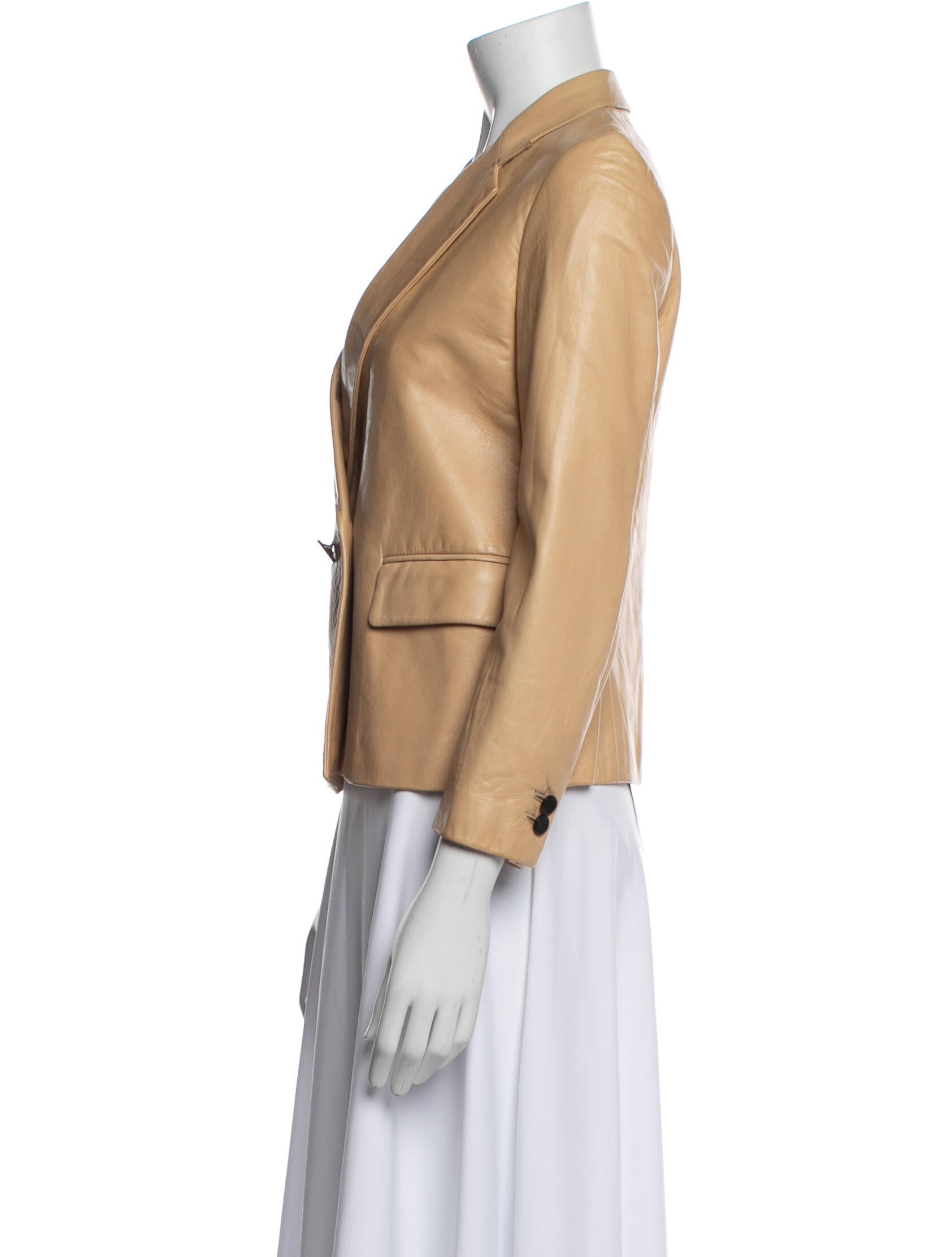 3.1 Phillip Lim Lamb Leather Blazer