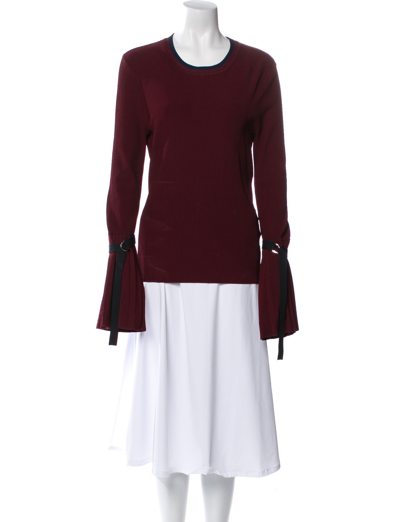 3.1 Phillip Lim Scoop Neck Long Sleeve Tunic