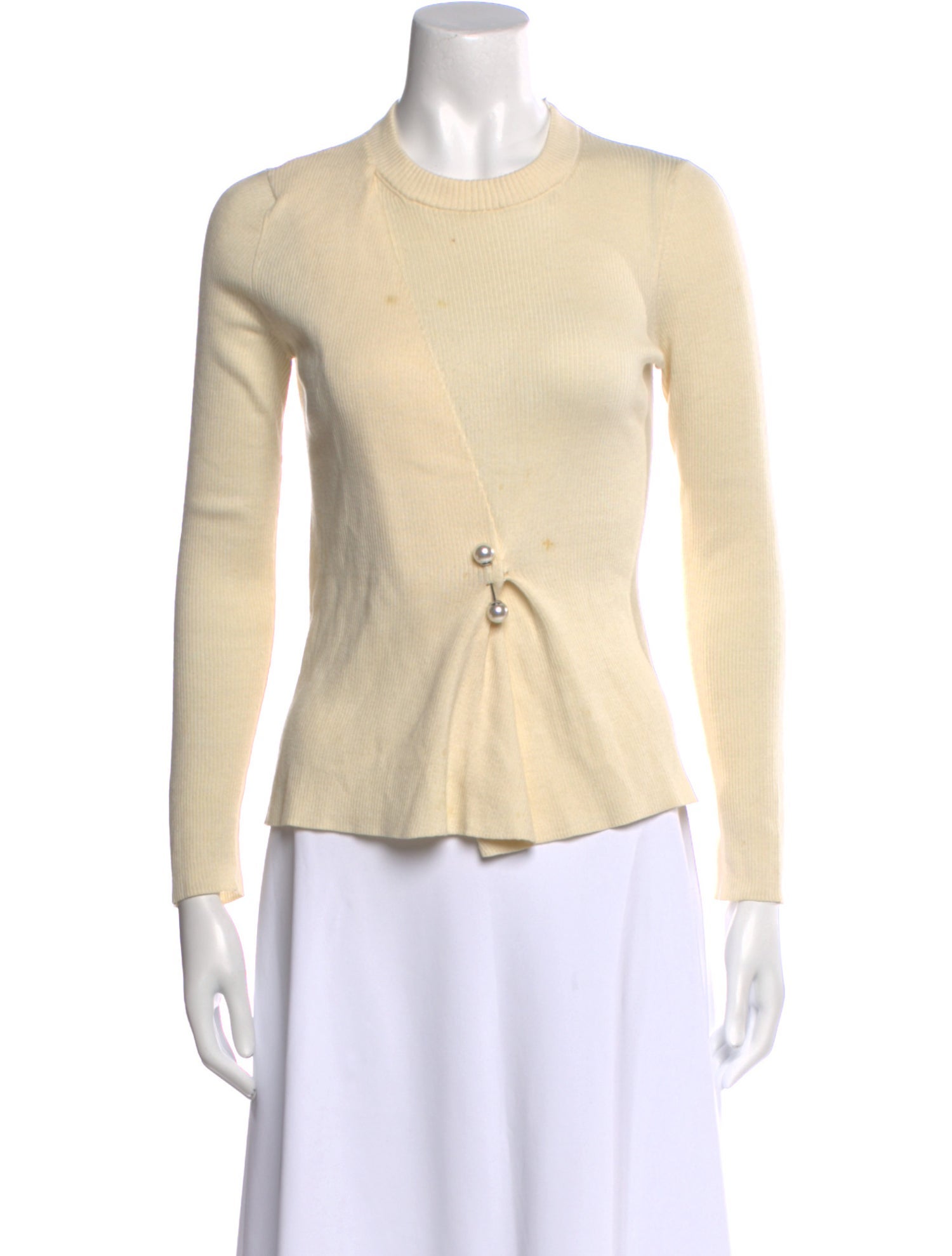 3.1 Phillip Lim Mock Neck Long Sleeve Top