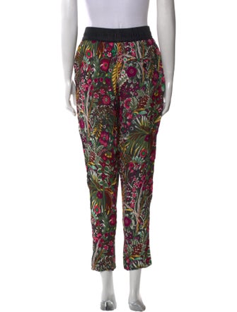 3.1 Phillip Lim Floral Print Skinny Leg Pants