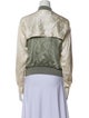 3.1 Phillip Lim Silk Floral Print Bomber Jacket