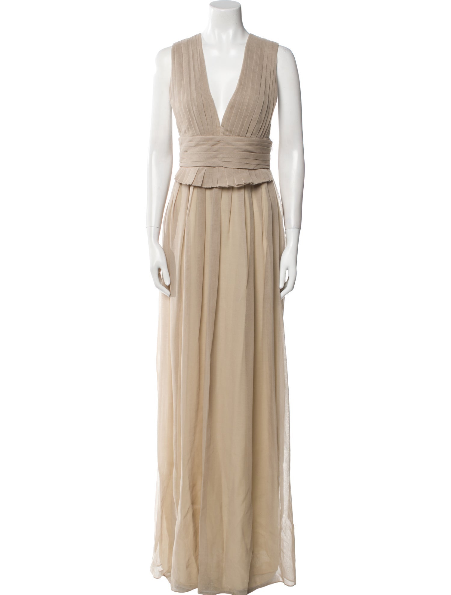 3.1 Phillip Lim V-Neck Long Dress