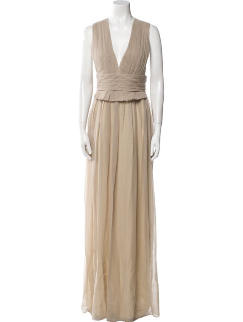 3.1 Phillip Lim V-Neck Long Dress