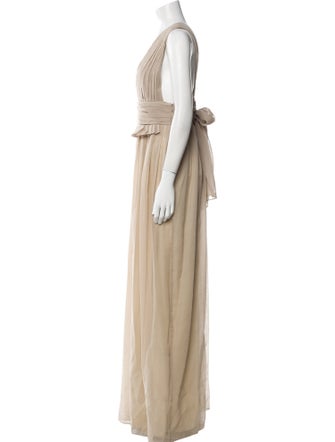 3.1 Phillip Lim V-Neck Long Dress