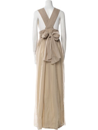 3.1 Phillip Lim V-Neck Long Dress