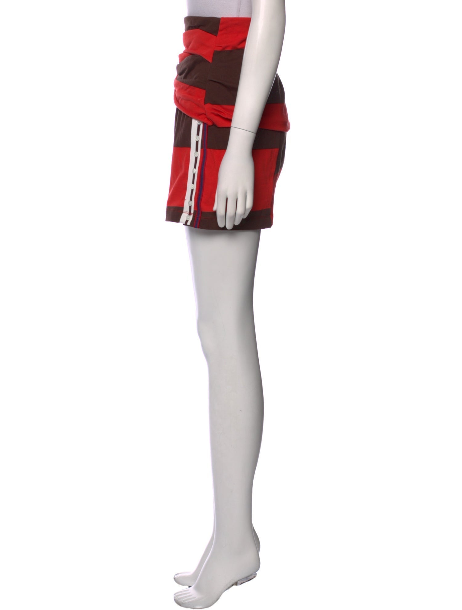 3.1 Phillip Lim Colorblock Pattern Mini Skirt