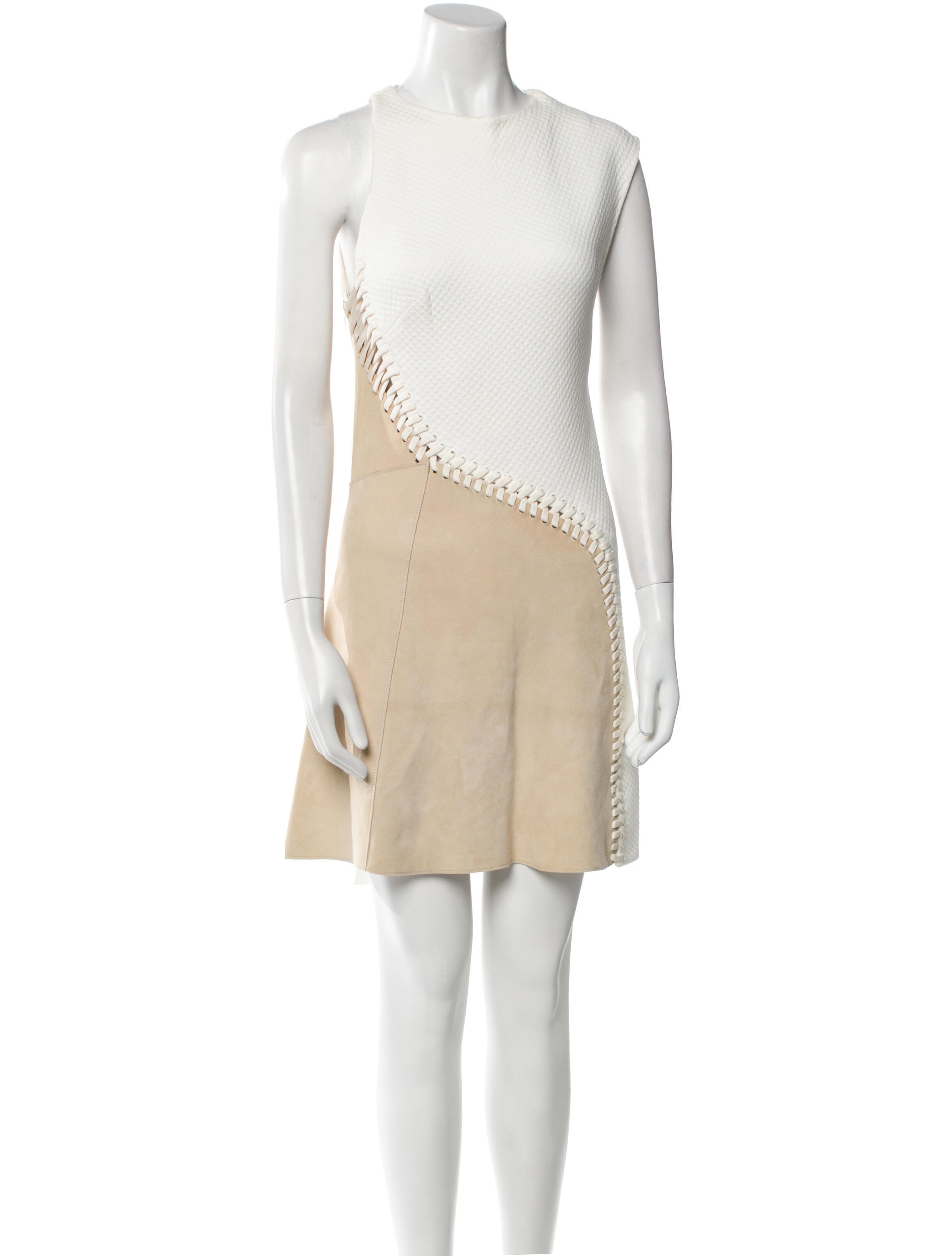 3.1 Phillip Lim Lamb Leather Mini Dress