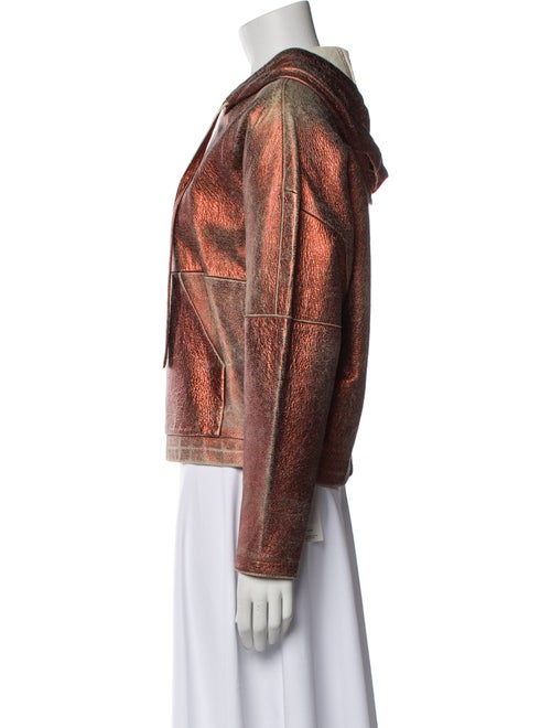 3.1 Phillip Lim Lamb Leather Printed Sweatshirt