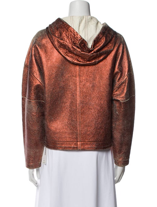3.1 Phillip Lim Lamb Leather Printed Sweatshirt