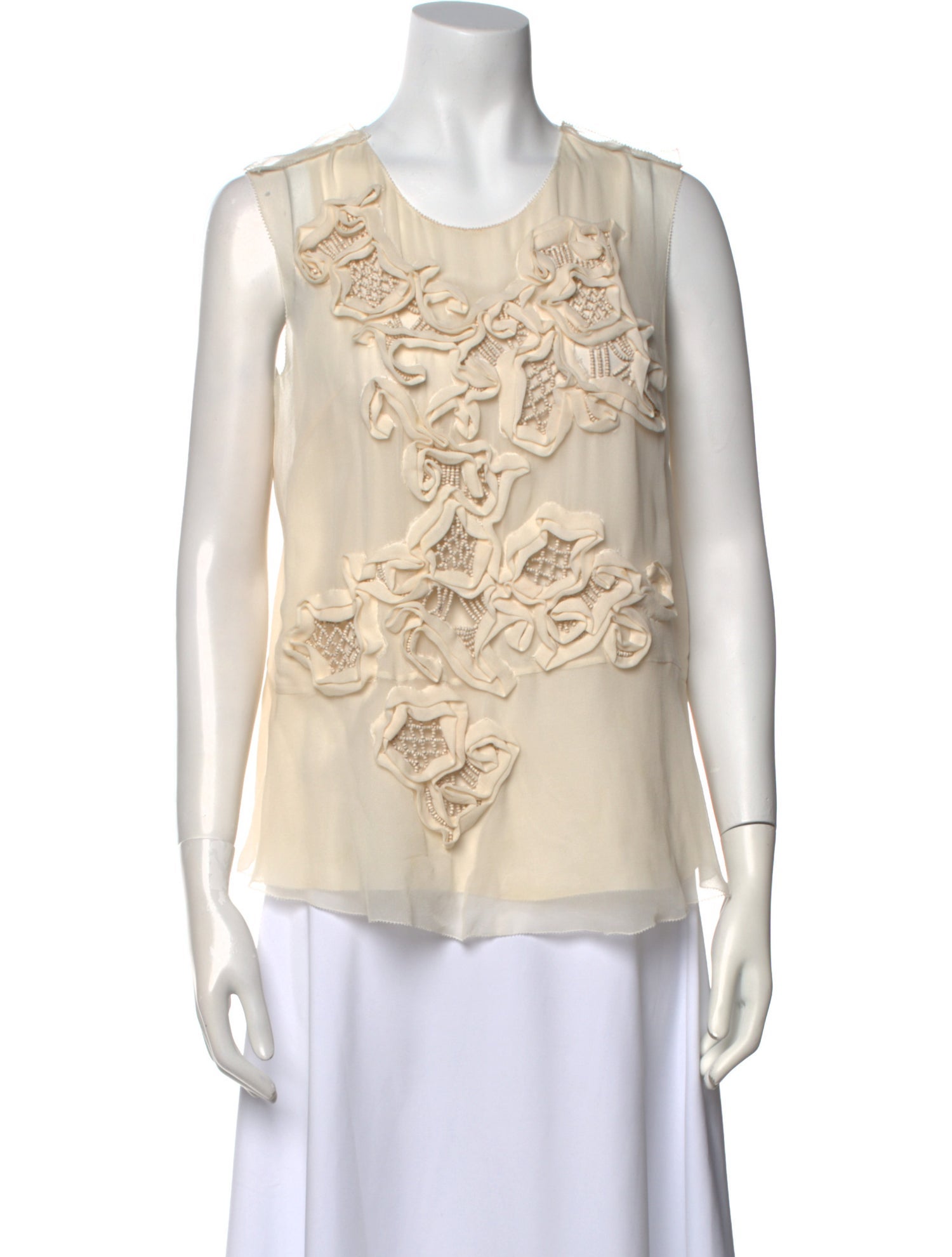 3.1 Phillip Lim Silk Scoop Neck Top