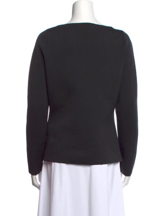 3.1 Phillip Lim Tie Neck Long Sleeve Sweatshirt
