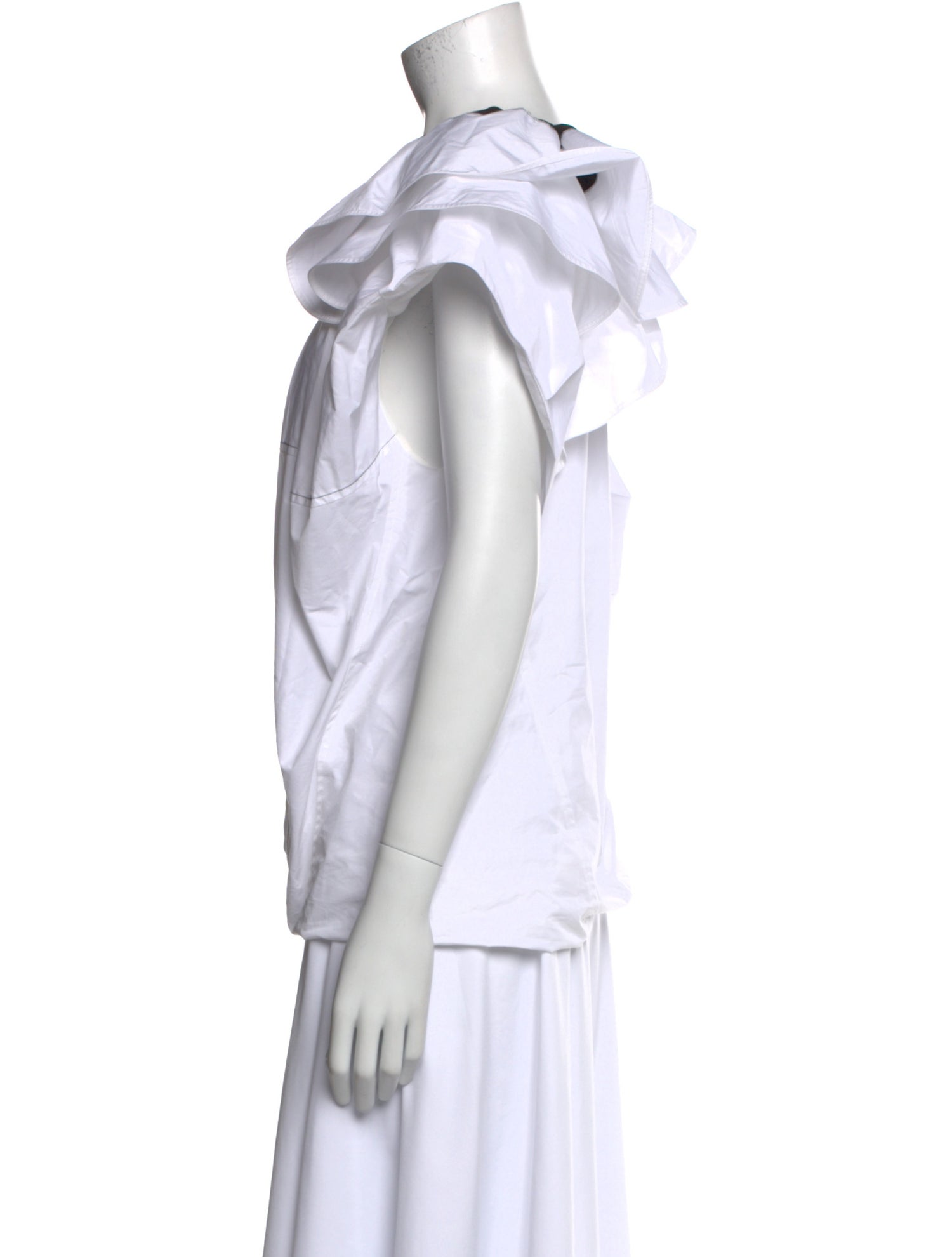 3.1 Phillip Lim Scoop Neck Short Sleeve Blouse