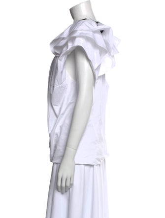 3.1 Phillip Lim Scoop Neck Short Sleeve Blouse