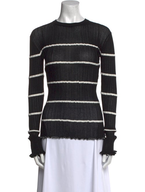 3.1 Phillip Lim Striped Crew Neck Top