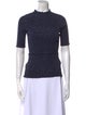 3.1 Phillip Lim Mock Neck Short Sleeve Top